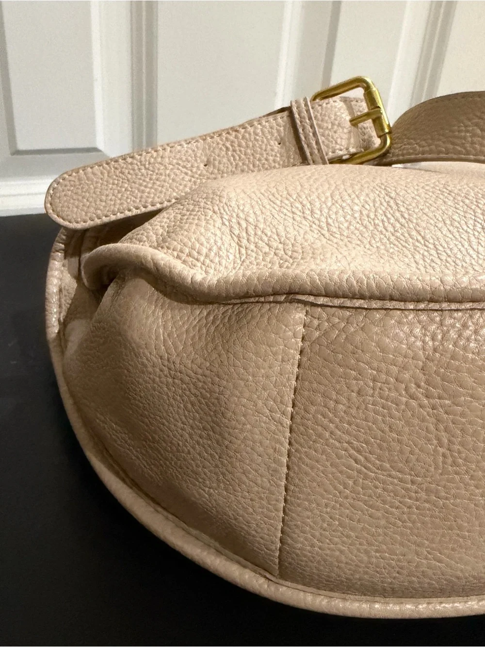 Antik Kraft Classic Pebbled PU Hobo Bag with cosmetic bag